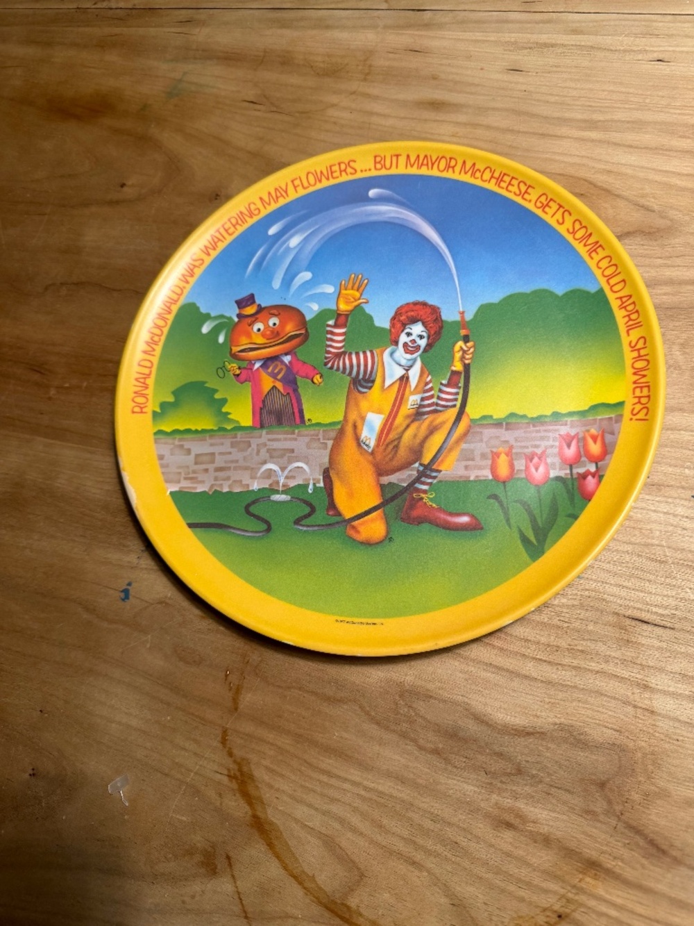 Vintage McDonald’s dinner plate